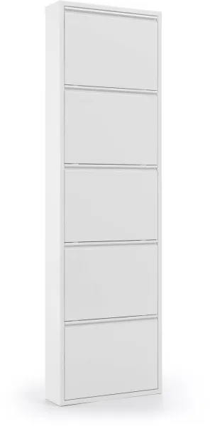 Ode, Skohylla, vit, H169x50x15 cm