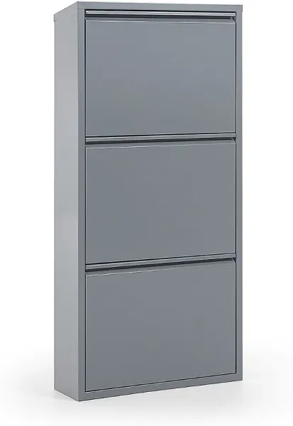 Ode, Skohylla, grå, H103x50x15 cm